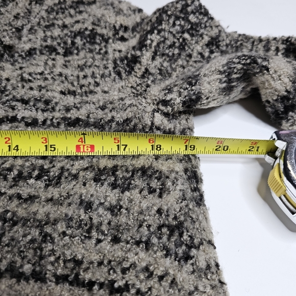 Free People Zebra Yarn Double Breasted Knit Cardigan Wool Blend Medium - Picture 12 of 16